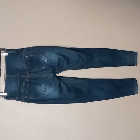 Enjean Dark 4 Button Skinny Jeans Size 7 - Picture 2 of 8